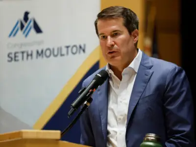 Seth Moulton says he’s received ‘violent threats’ after asking Trump to condemn political violence