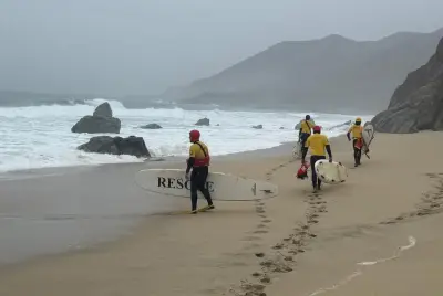 High surf drags three people off Big Sur beach, the second such incident in a week