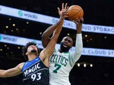 Jaylen Brown, Celtics hold off late push by short-handed Magic in win: 7 takeaways