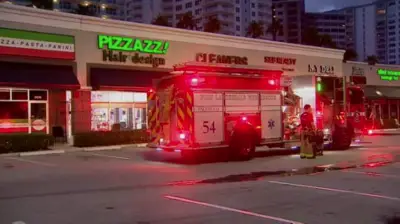 Fire crews extinguish flames at hair salon in Fort Lauderdale