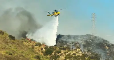 Crews battle pair of fires in Ventura County