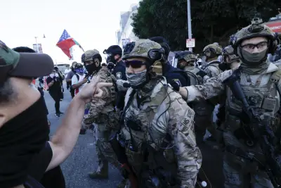 Photos: July Fourth Protests in Los Angeles