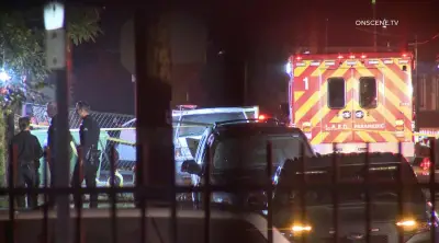 Suspect falls, traps himself in 30-foot hole during L.A. police chase