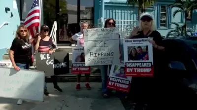 Protesters decry immigration enforcement as outrage grows over woman’s detainment in Key Largo