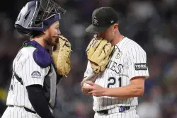 Rockies’ late rally falls short in 6-5 loss to Marlins at rainy Coors Field