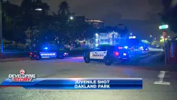 Juvenile hospitalized following shooting outside hotel in Oakland Park, police say