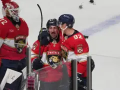 Matthew Tkachuk explains why Panthers shoot plastic rats at Brad Marchand