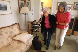 Lopez: The monthly tab for her in-home elder care: $18,000. She can cover it, but how many others can?