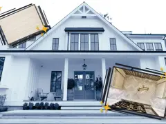 Modern farmhouse? Meh. Interiors that have contemporary style? Oh, yeah.