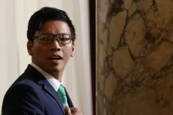 L.A. city controller's race gets ruff, as a candidate targets Kenneth Mejia's corgis