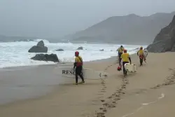 High surf drags three people off Big Sur beach, the second such incident in a week