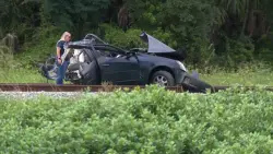 Driver dead in crash involving Brightline train in Brevard County