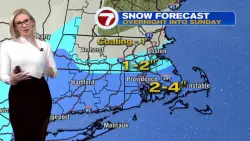 System set to bring up to 4 inches of snow to parts of Mass.