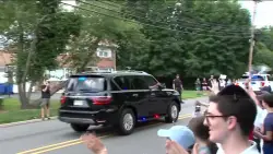 Residents line streets of New Jersey town to welcome home Israeli-American held hostage in Gaza