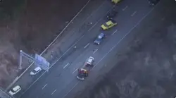 Traffic backs up after 3-car crash shuts down 495-S in Haverhill