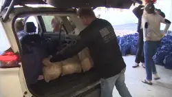 Volunteers deliver Thanksgiving meals to families with special needs children in Fort Lauderdale