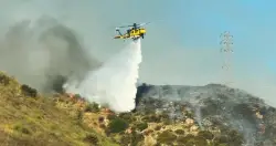 Crews battle pair of fires in Ventura County