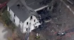 Crews battle flames in Keene, NH