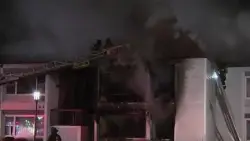 Crews battle fire at Taunton apartment complex