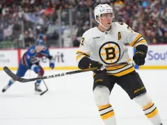 Charlie McAvoy returns to Bruins lineup less than a month after jaw fracture