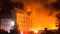 Hundreds displaced after large fire spreads to multiple buildings in Amherst
