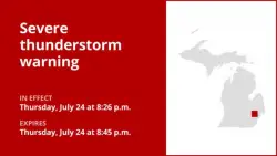 Oakland County, MI Weather Alert: Severe Thunderstorm Warnings Issued in Oakland County – STAY INDOORS