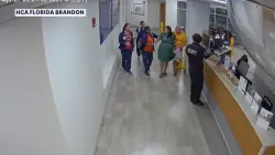 Florida mom returns to hospital to thank staff for safely delivering twins after rare birth complication